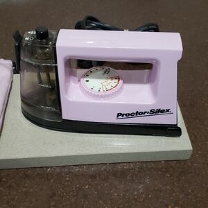 VTG Proctor Silex Mini Steam/Dry Travel Electric Iron Compact. Pink